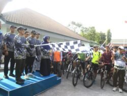 Semarakkan HUT TNI Ke 81, Kodim Probolinggo Fasilitasi Gelaran Fun Bike Dan Senam Bersama