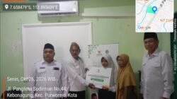 Murid SMPN 4 Pasuruan Terima Bantuan, Didampingi Guru ke Kantor Banzas Kota Pasuruan