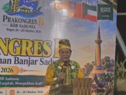 Pra Kongres II KBB Sa-dunia Resmi Dibuka di Bogor, Paman Birin Serukan Persatuan Urang Banjar