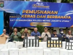 Kajari Jakarta Utara Hadiri Pemusnahan 9,9 Juta Butir Obat Keras Ilegal Senilai Rp15 Miliar