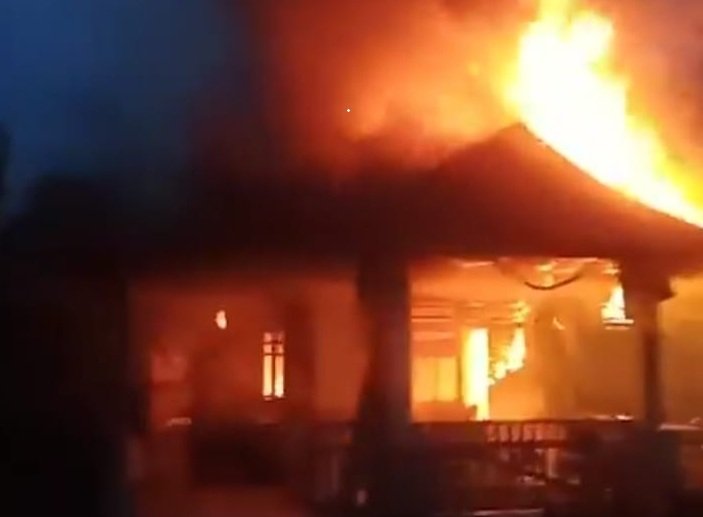 Rumah Desa Tanjung Kemuning 1 Kaur Terbakar