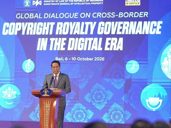 Kemenkum Gandeng Kemenlu Gelar Dialog Global tentang Tata Kelola Royalti Hak Cipta di Era Digital