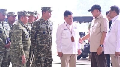 Dankoharmatau Sambut Kunjungan Menhan Sjafrie Sjamsoeddin ke Industri Pertahanan