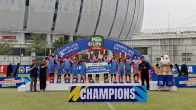 MilkLife Soccer Challenge: SDN Pondok Kacang dan Cakung Raih Juara