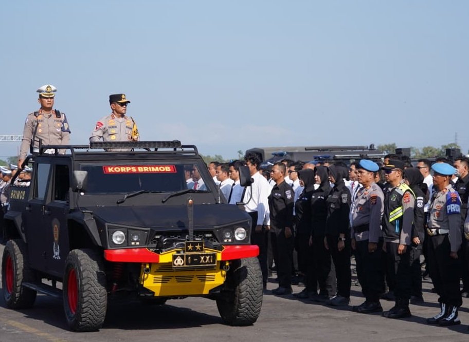2.678 Personel Dikerahkan, Kapolda NTB Pimpin Apel Ops Mandalika Rinjani 2026 Amankan MotoGP