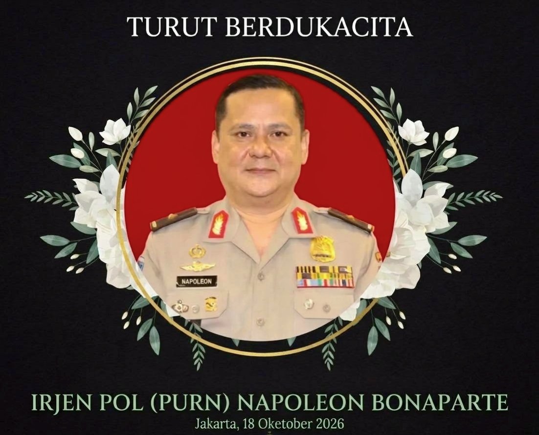 Napoleon Bonaparte, Mantan Kadiv Hubinter Polri Meninggal Dunia, Dimakamkan di TMP Cikeas