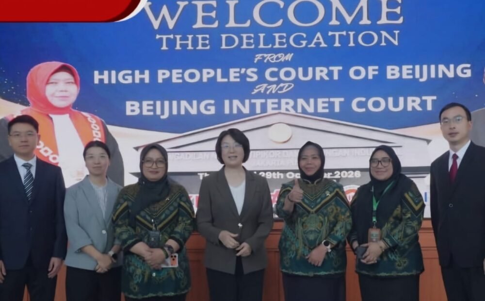 PN Jakarta Pusat dan Pengadilan Beijing Bahas Inovasi Peradilan Digital