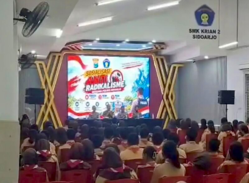 Polresta Sidoarjo Edukasi Bijak Medsos dan Bahaya Radikalisme Pelajar SMK Krian 2