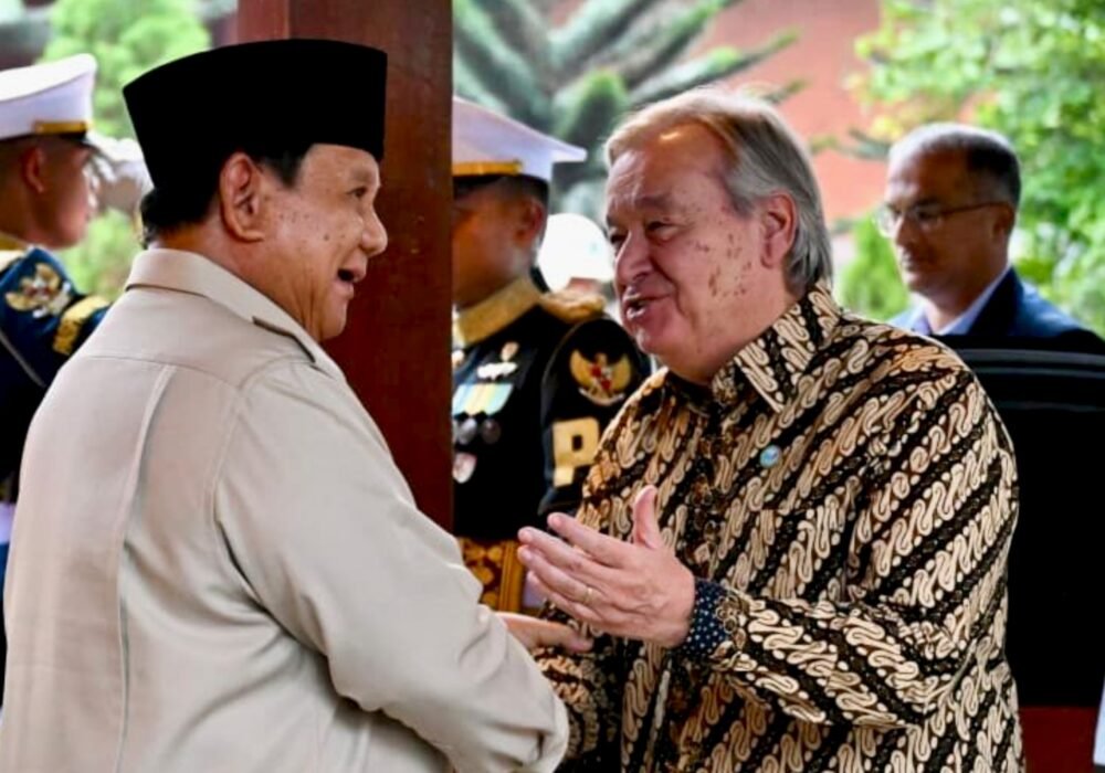 Sekjen PBB Guterres dan Presiden Prabowo Bahas Isu Palestina hingga Pembangunan Global