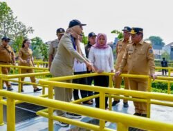 Pramono Anung Resmikan Embung Batu Bangkong dan Bambu Hitam untuk Pengendalian Banjir