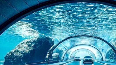 Tiongkok Rampungkan Penggalian Terowongan Jalan Raya di Bawah Laut