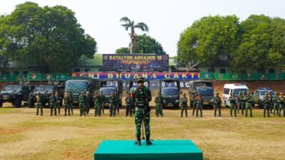 Yonarhanud 10/ABC Periksa Kesiapan Latbakjatrat 2026
