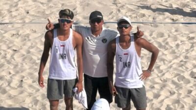 Bintang Cedera, Indonesia Raih Perak Voli Pantai