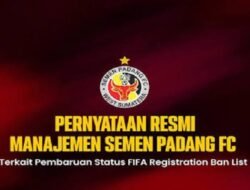 Semen Padang FC Klarifikasi Sanksi FIFA, Utang Lama Rp4 Miliar